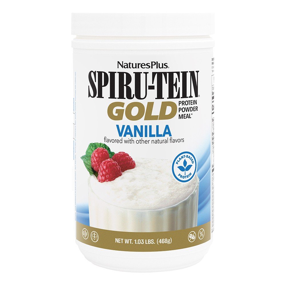 Nature&#39;s Plus Spiru-Tein (Spirutein) GOLD-Vanilla 1.03 lbs Powder