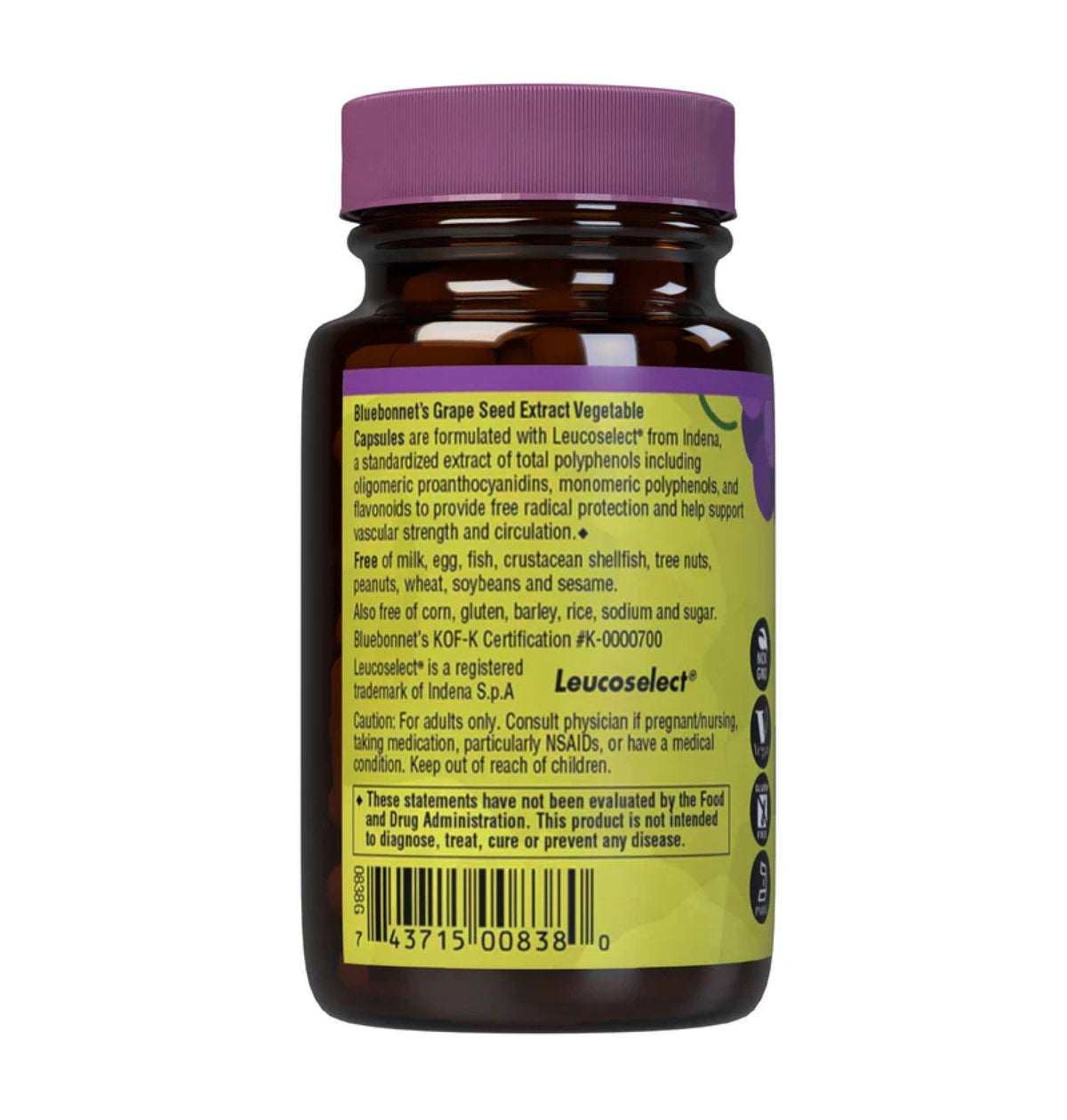 Bluebonnet Grape Seed Extract 100mg 30 Capsule