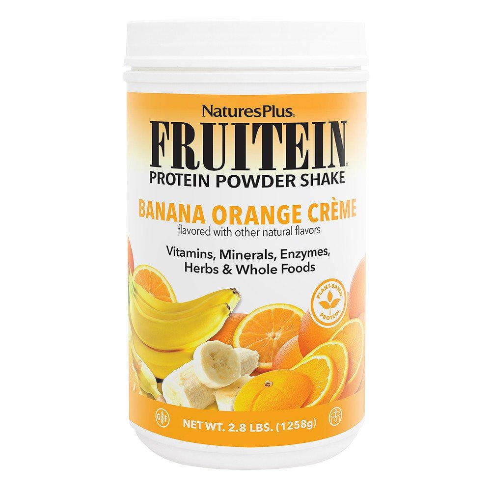 Nature's Plus Fruitein Protein Banana Orange Creme Shake 2.8 lbs Powder