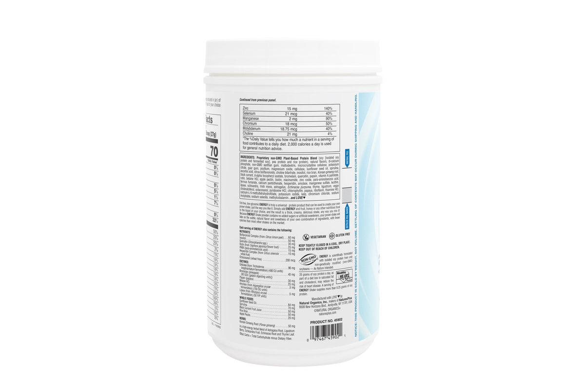 Nature&#39;s Plus Energy Shake 1.7 lbs Powder