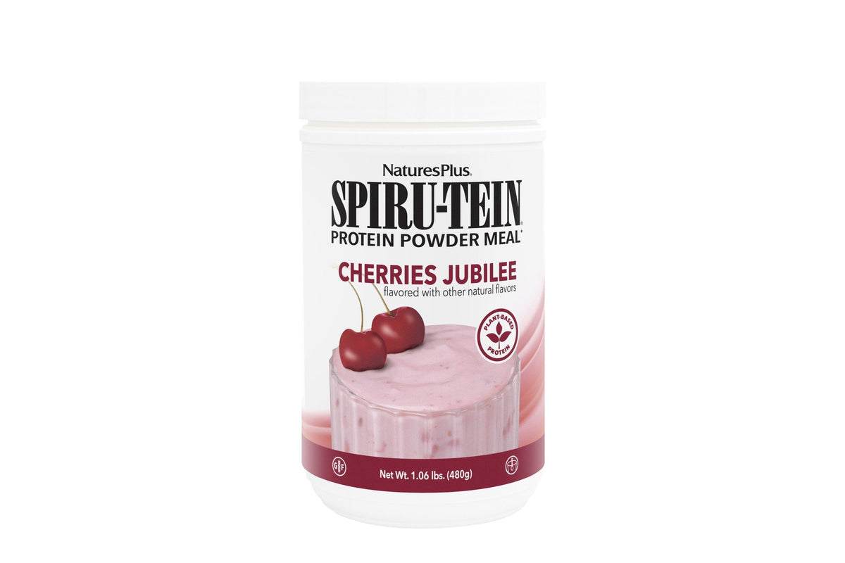 Nature&#39;s Plus Spiru-Tein (Spirutein) Cherries Jubilee 1 lbs Powder