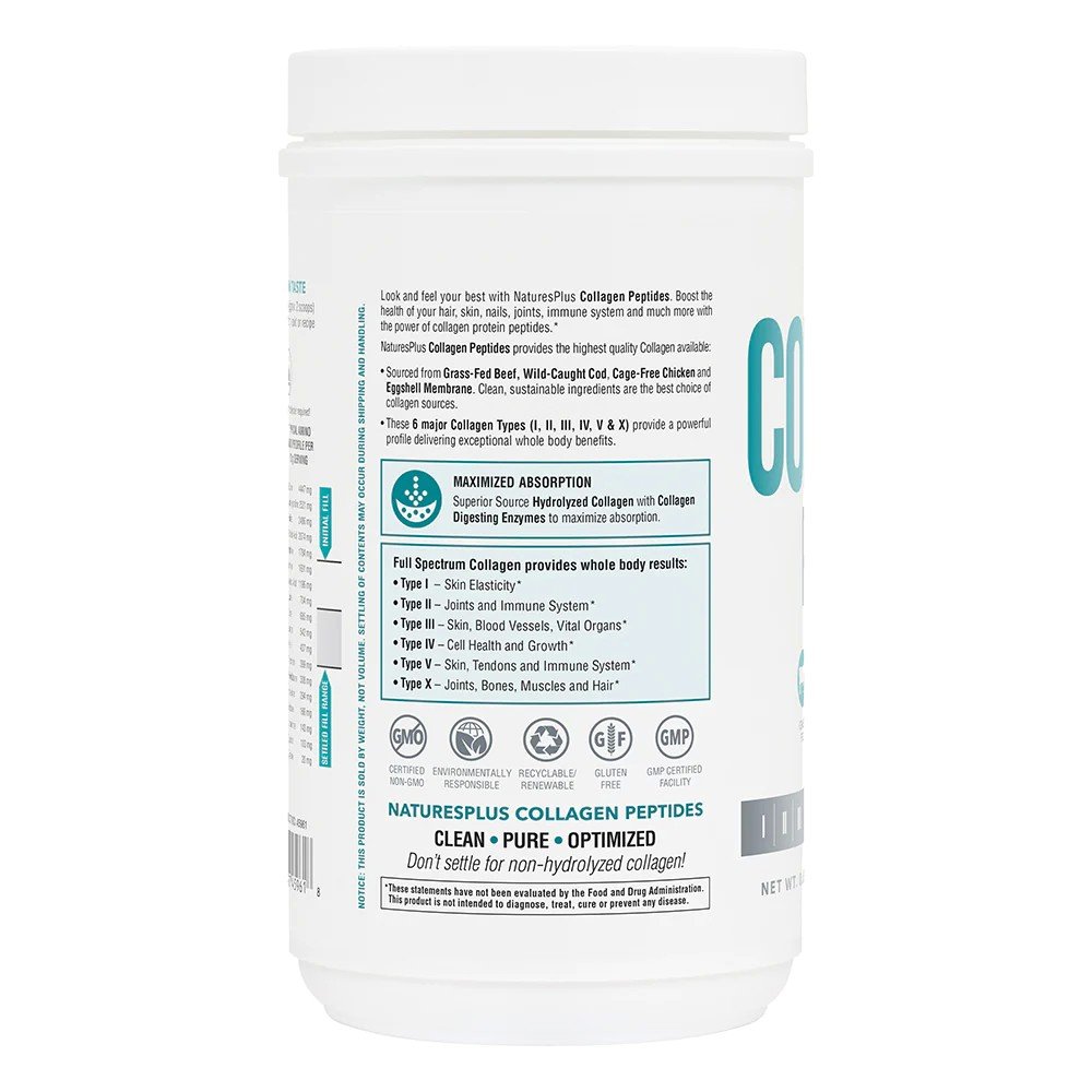 Nature&#39;s Plus Collagen Peptides .65 lb Powder