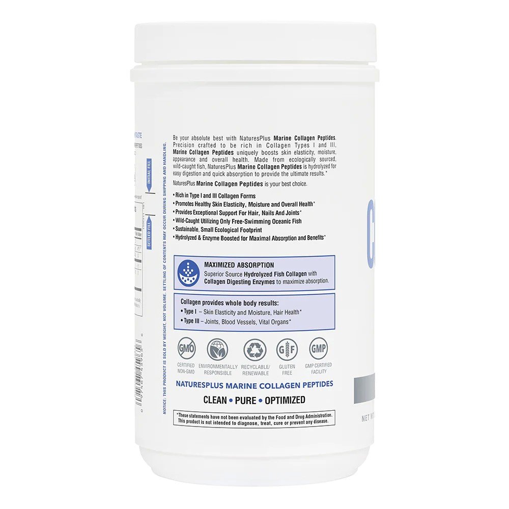 Nature&#39;s Plus Marine Collagen 0.53 lb (244 g) Powder