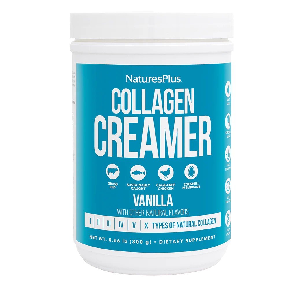 Nature&#39;s Plus Vanilla Collagen Creamer 0.66 oz Powder