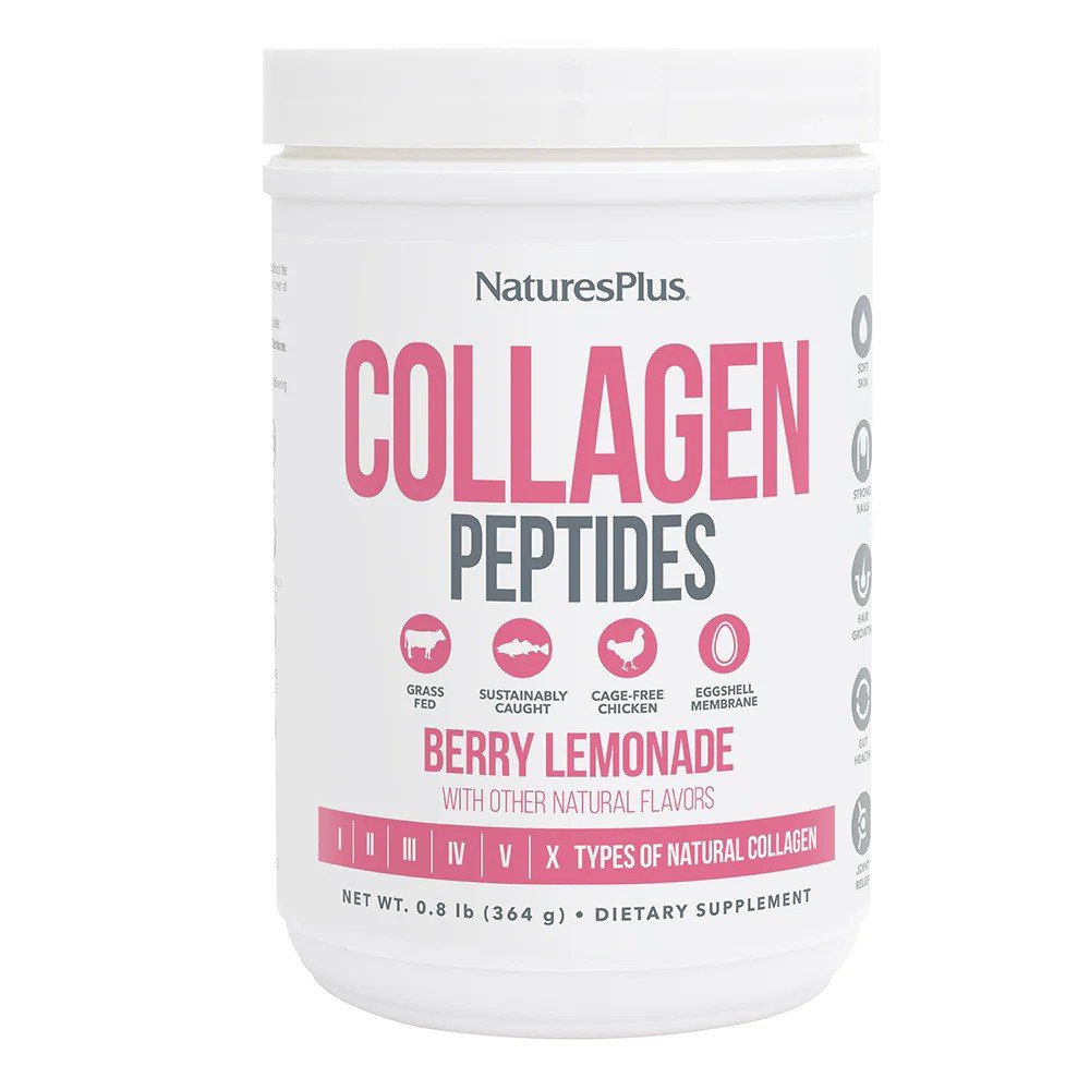 Nature's Plus Berry Lemonade Collagen Peptides 0.8 lb(364 g) Powder