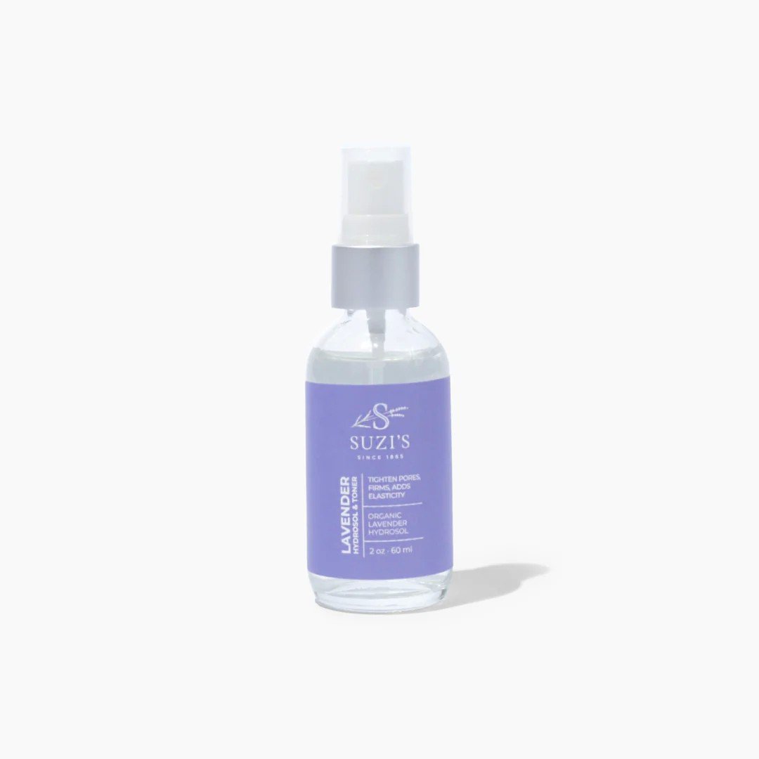 Suzi's Lavender Organic Lavender Hydrosol & Toner 4 oz Liquid