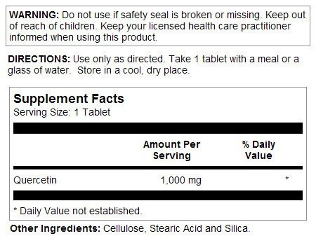 Kal Quercetin 1000mg 60 Capsule