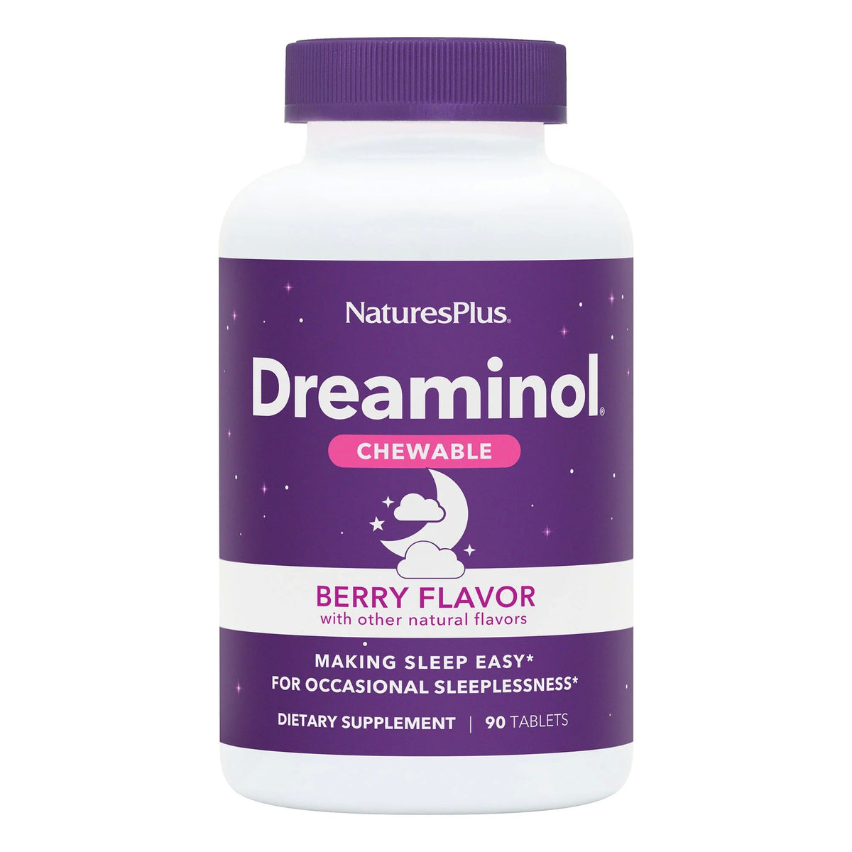 Nature's Plus Dreaminol-Sleep Chewable-Berry Flavor 90 Chewable