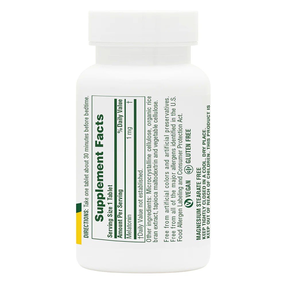 Nature&#39;s Plus Melatonin 1 mg 90 Tablet