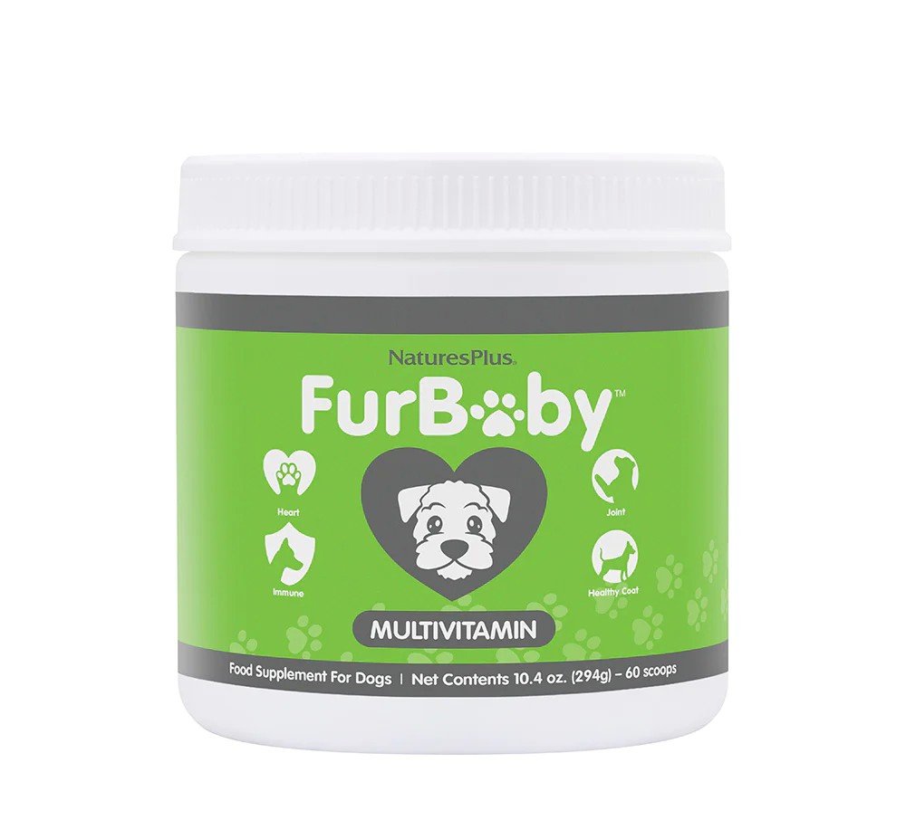 Nature&#39;s Plus FurBaby Multivitamin for Dogs 10.4 oz Powder