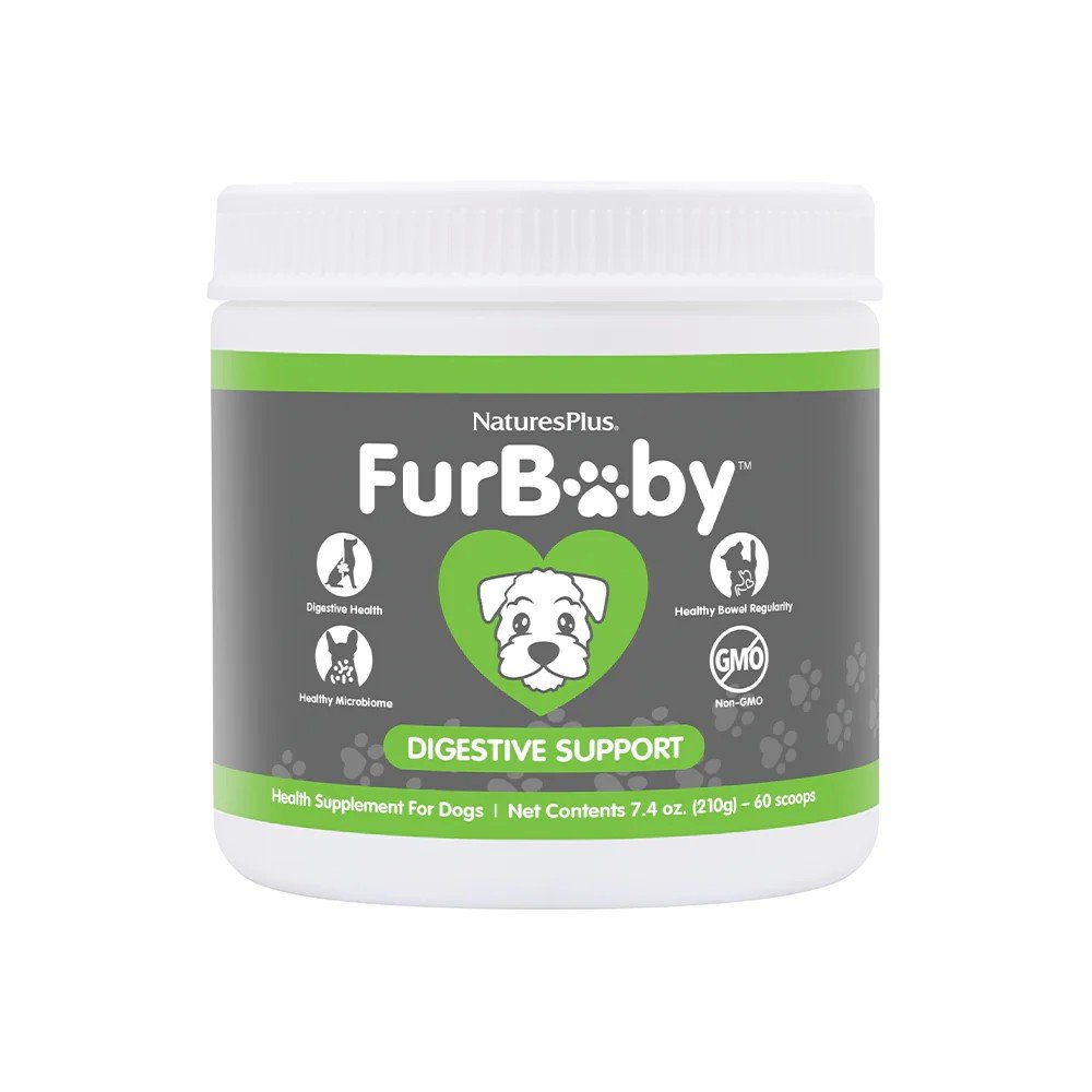 Nature&#39;s Plus FurBaby Digestion Supplement for Dogs 7.4 oz Powder