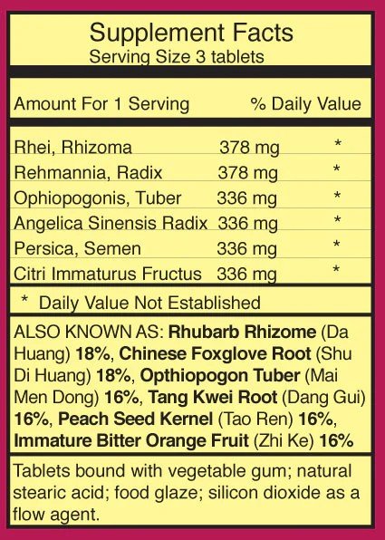 Dr. Shen's Rhubarb RX 90 Tablet