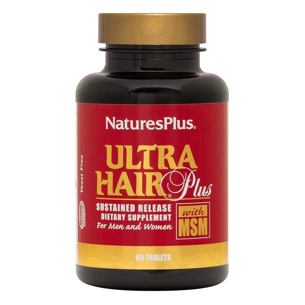 Nature&#39;s Plus Ultra Hair Plus Sustained Release Tablets 60 Tablet