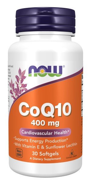 Now Foods CoQ10 400mg 30 Softgel