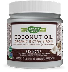 Nature's Way Organic Coconut Oil 16 oz Solid