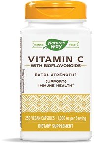 Nature's Way Vitamin C 1000Bioflavonoids 250 VegCap