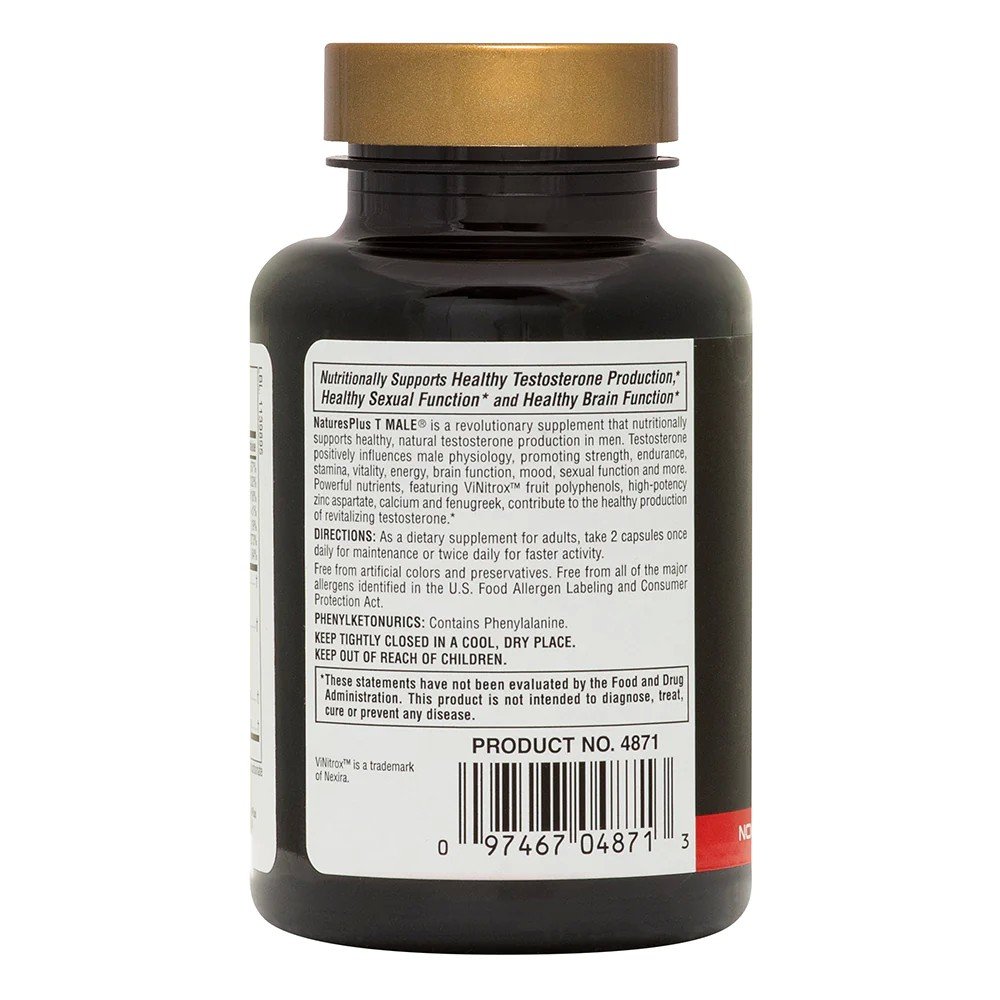 Nature&#39;s Plus T-Male 60 Capsule