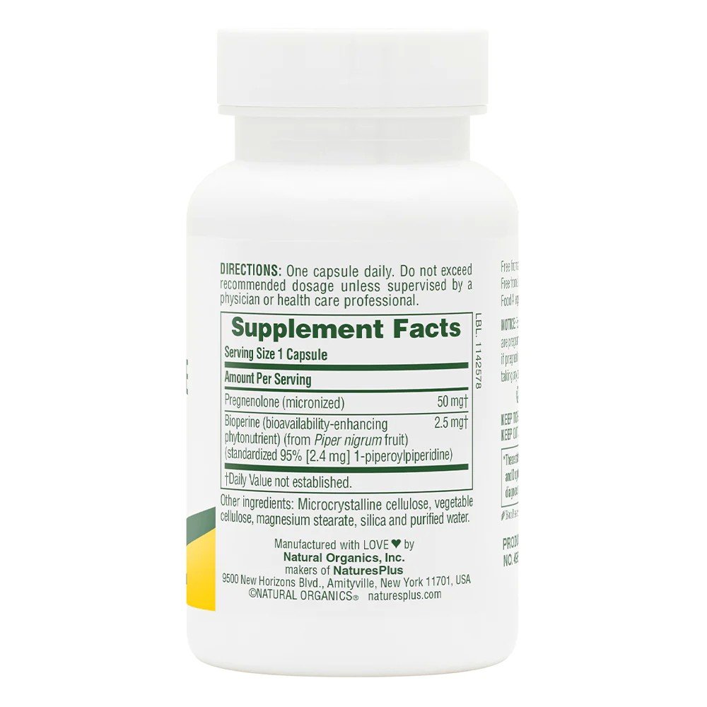 Nature&#39;s Plus Ultra Pregnenolone 60 Capsule