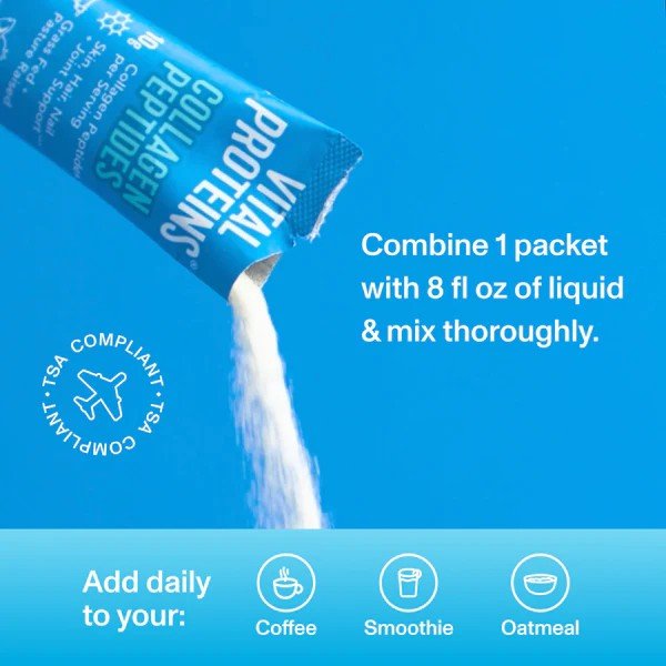 Vital Proteins Collagen Peptides 20 (10g) Packets Box