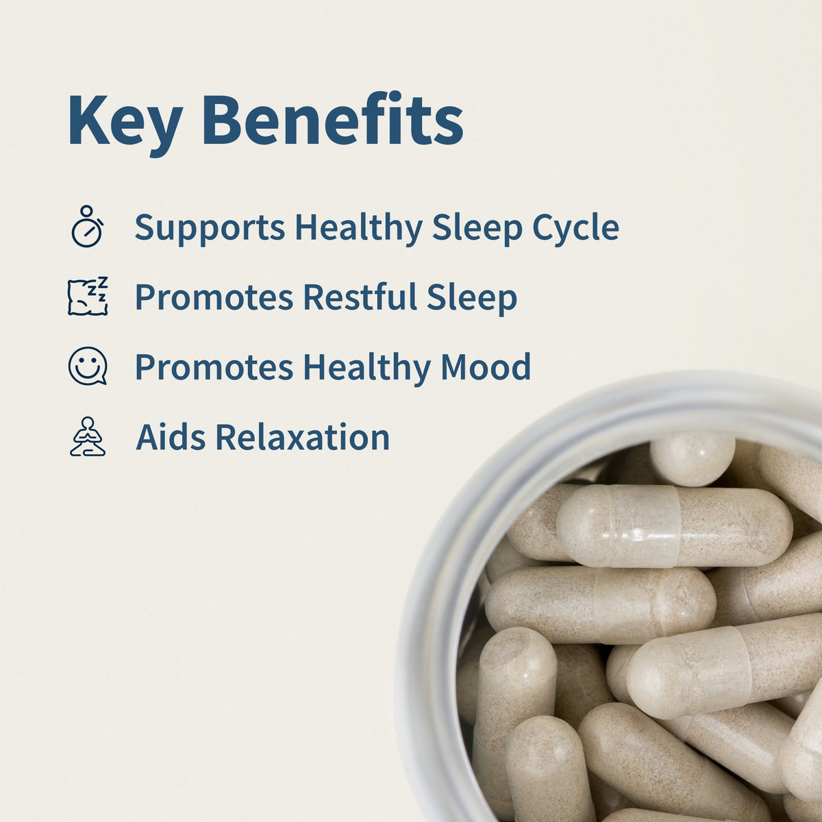 Snap Supplements Sleep Complex with Melatonin 60 Capsule