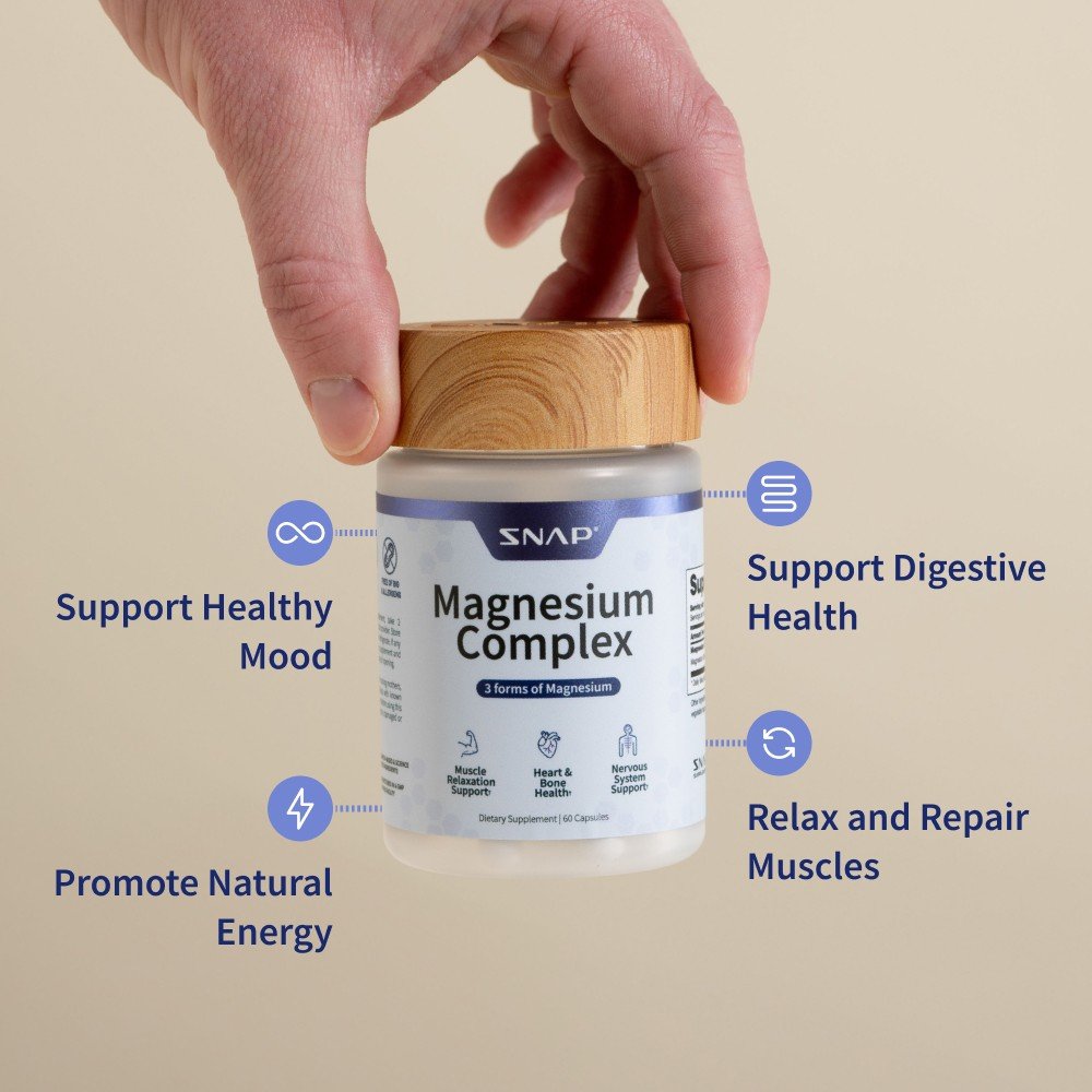Snap Supplements Magnesium Complex 60 Capsule