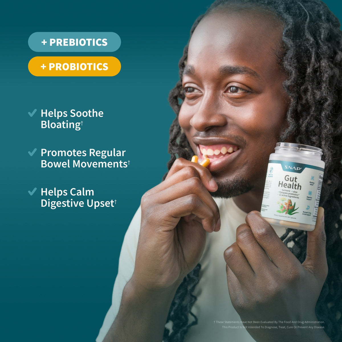 Snap Supplements Gut Health 50 Capsule