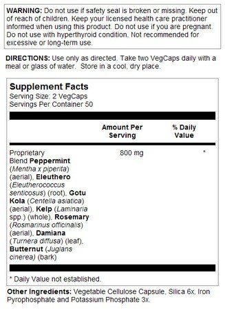 Solaray Memory Blend SP-30 100 Capsule