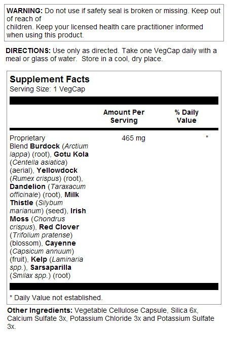 Solaray Skin Blend P-4 100 Capsule