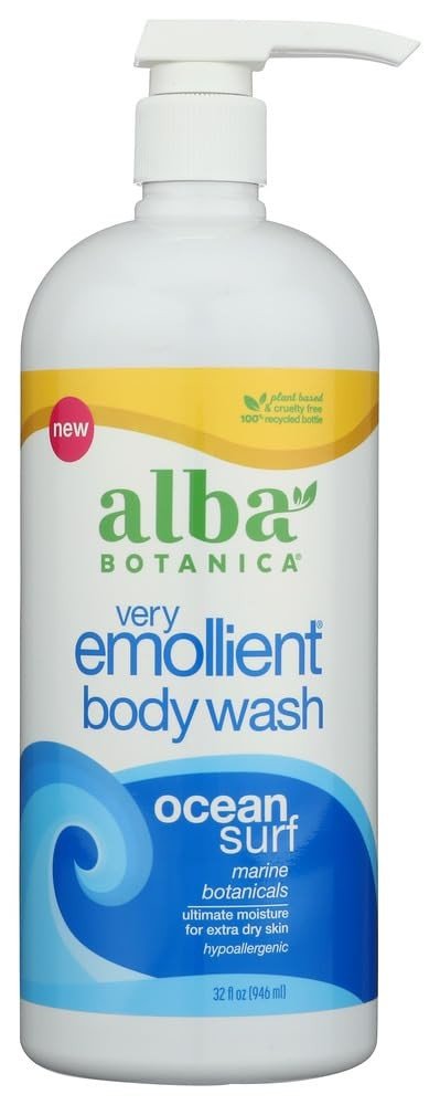 Alba Botanica Very Emollient Body Wash - Ocean Surf 32 fl. oz. Liquid
