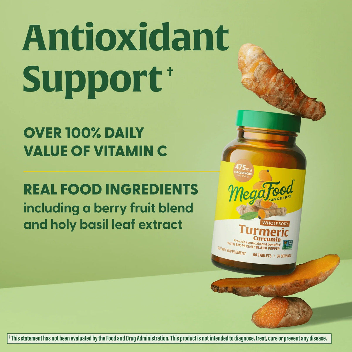 MegaFood Turmeric Strength for Whole Body 90 Tablet