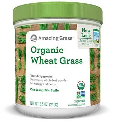 Amazing Grass Organic Wheat Grass Powder 30 Serving 8.5 oz Powder