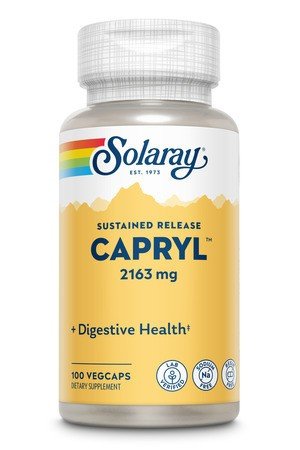 Solaray Capryl Sodium & Resin Free 100 VegCaps