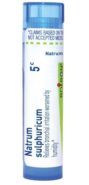 Boiron Natrum Sulphuricum 5C Homeopathic Single Medicine For Cough, Cold & Flu 80 Pellet