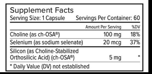 Biosil Healthy Aging Collagen Generator with Selenium 60 Capsule