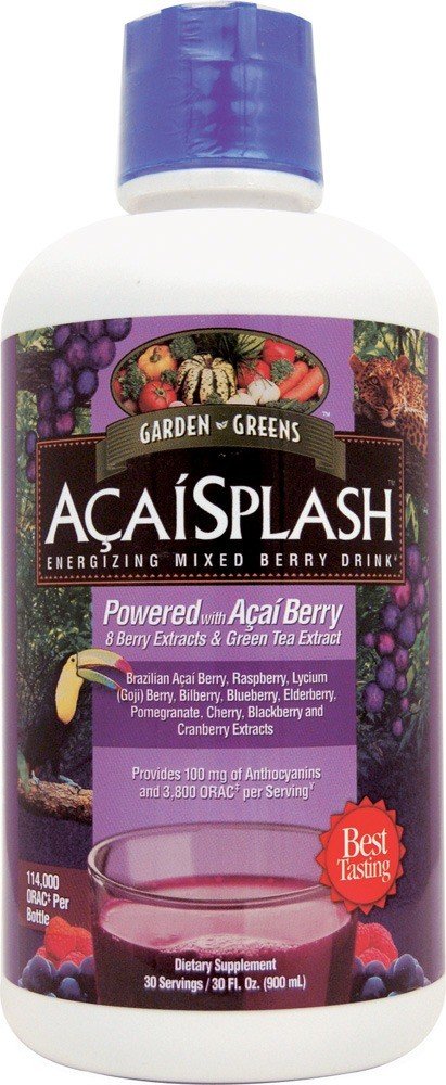 Garden Greens AcaiSplash Juice 30 oz Liquid