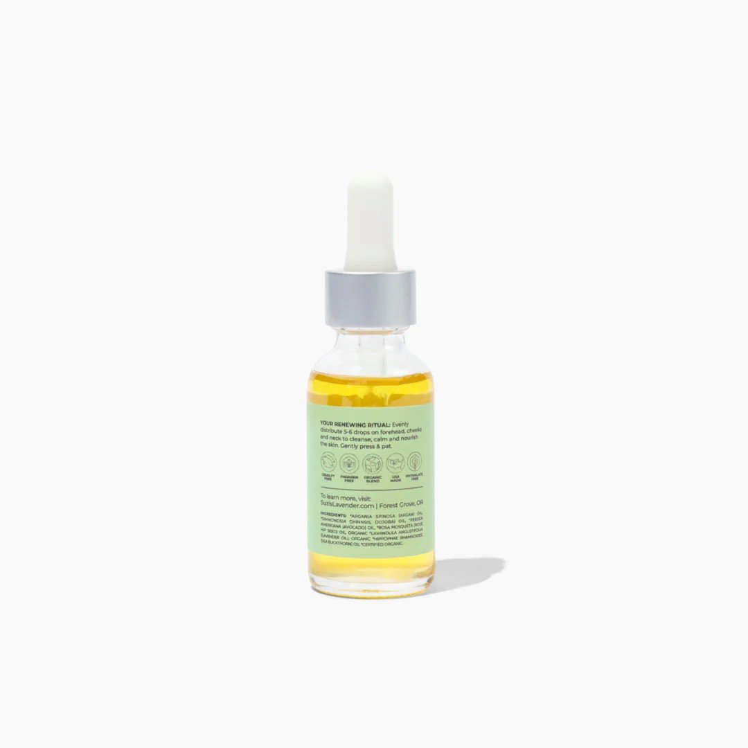 Suzi's Lavender Botanical Facial Oil 1 oz Oil