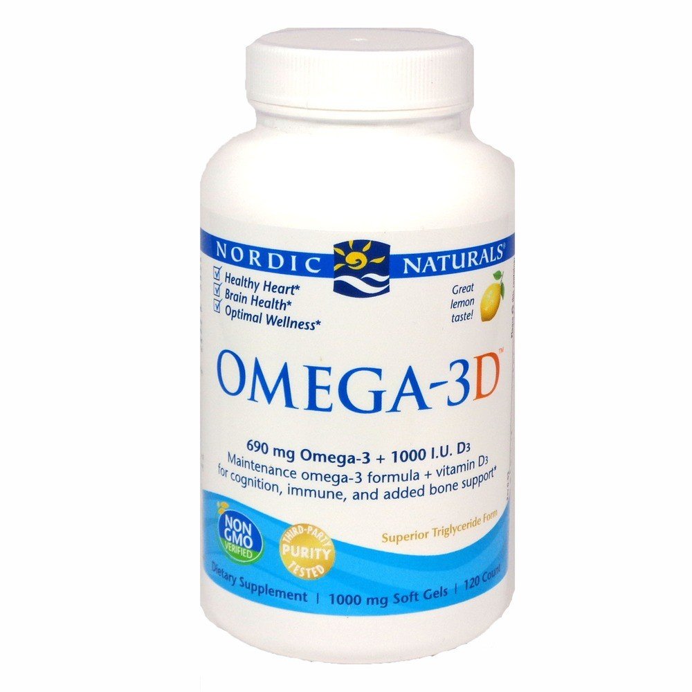 Nordic Naturals Omega-3D 120 Softgel