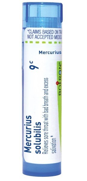 Boiron Mercurius Solubilis 9C Homeopathic Single Medicine For Cough, Cold & Flu 80 Pellet