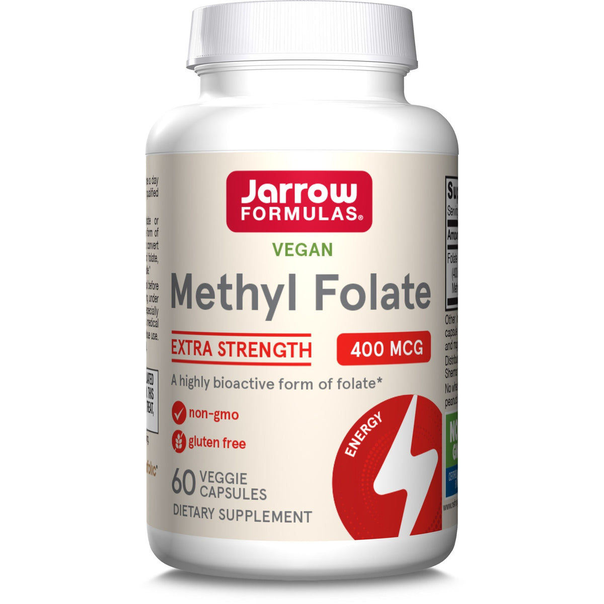 Jarrow Formulas Methyl Folate 400mcg 60 VegCap