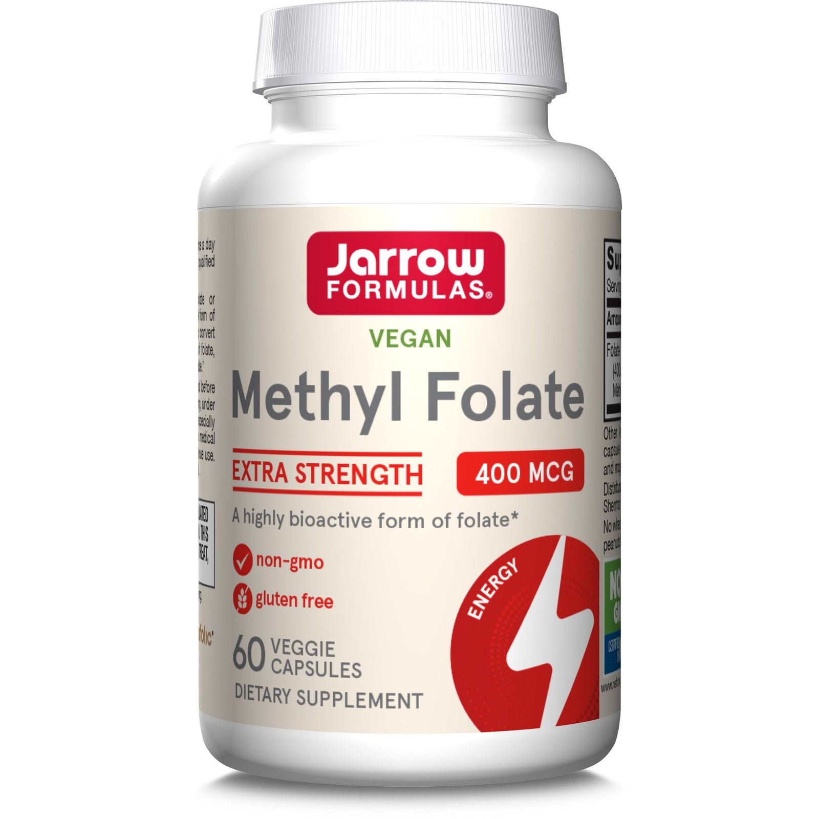 Jarrow Formulas Methyl Folate 400mcg 60 VegCap
