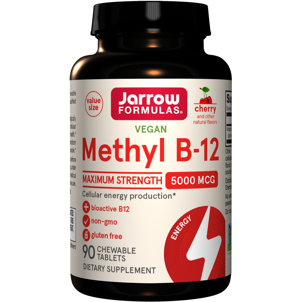 Jarrow Formulas Methyl B12 Cherry 5000mcg 90 Tablet