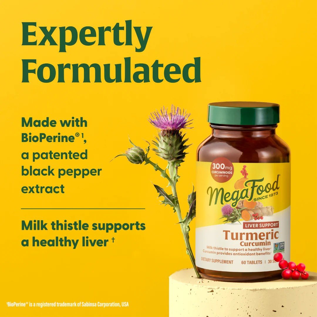 MegaFood Turmeric Strength for Liver 90 Tablet