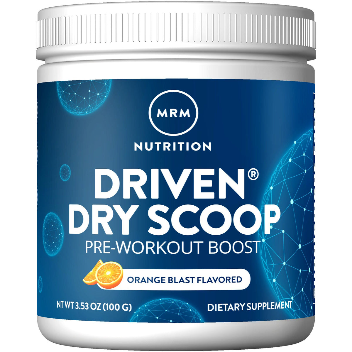 MRM (Metabolic Response Modifiers) Dry Scoop Driven Pre WorkOut Orange Blast 100g (3.53 oz) Powder