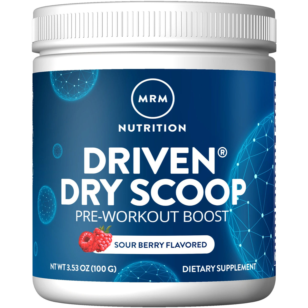 MRM (Metabolic Response Modifiers) Dry Scoop Driven Pre WorkOut Sour Berry 100g (3.53 oz) Powder