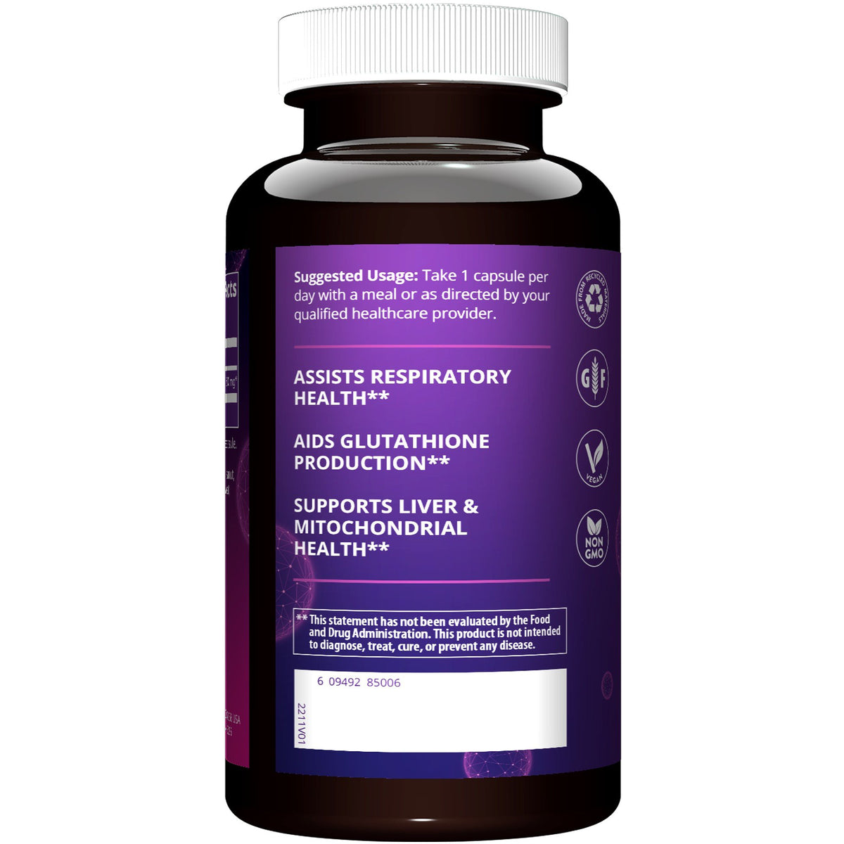 MRM (Metabolic Response Modifiers) N-Acetyl-Cyctein 600mg 60 VegCap