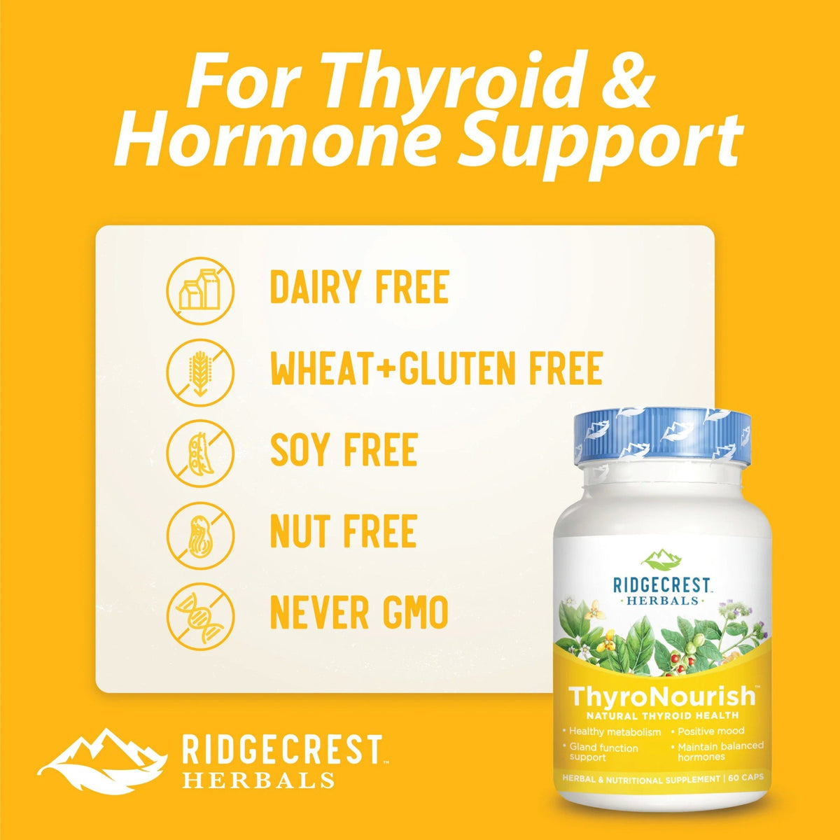 Ridgecrest Herbals Thyro Nourish 60 Capsule