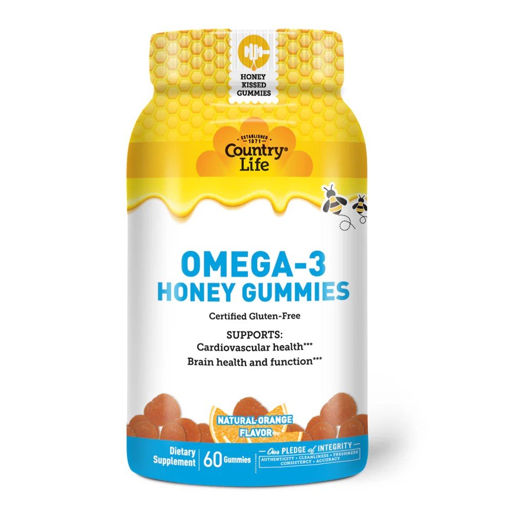 Country Life Omega-3 Honey Gummy 60 Gummy