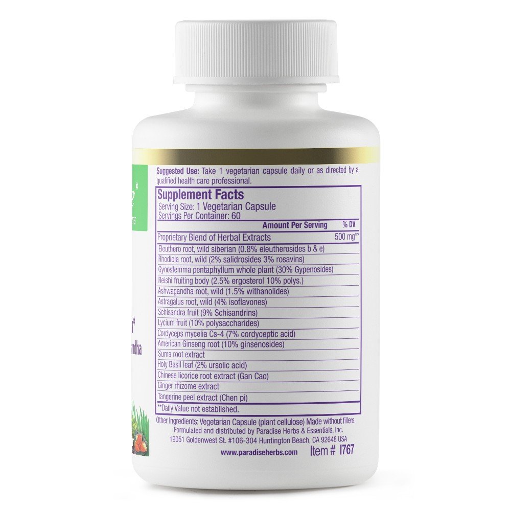 Paradise Herbs Imperial Adaptogen 60 VegCap