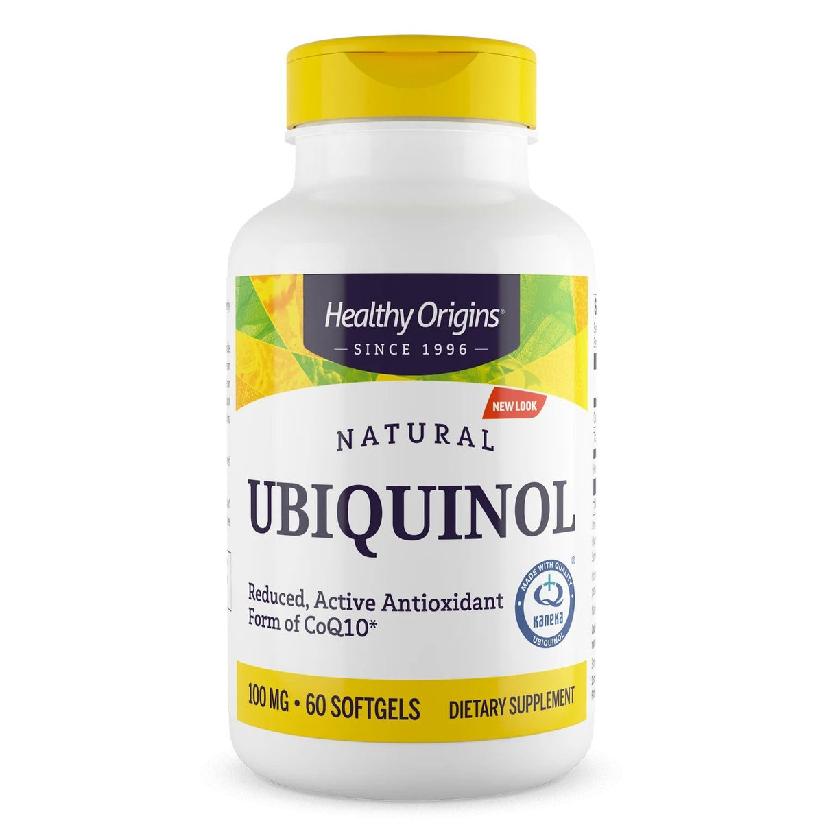 Healthy Origins Ubiquinol 100mg Kaneka QH 60 Softgel