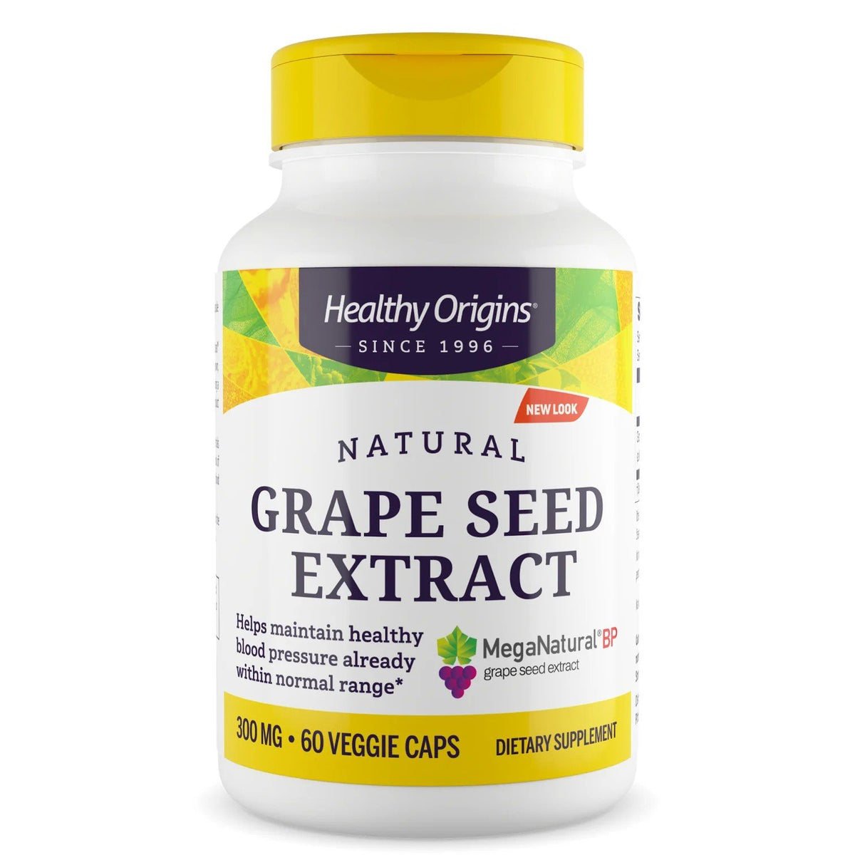 Healthy Origins Meganatural-BP-Grape Seed Extract 300 MG 60 Capsule